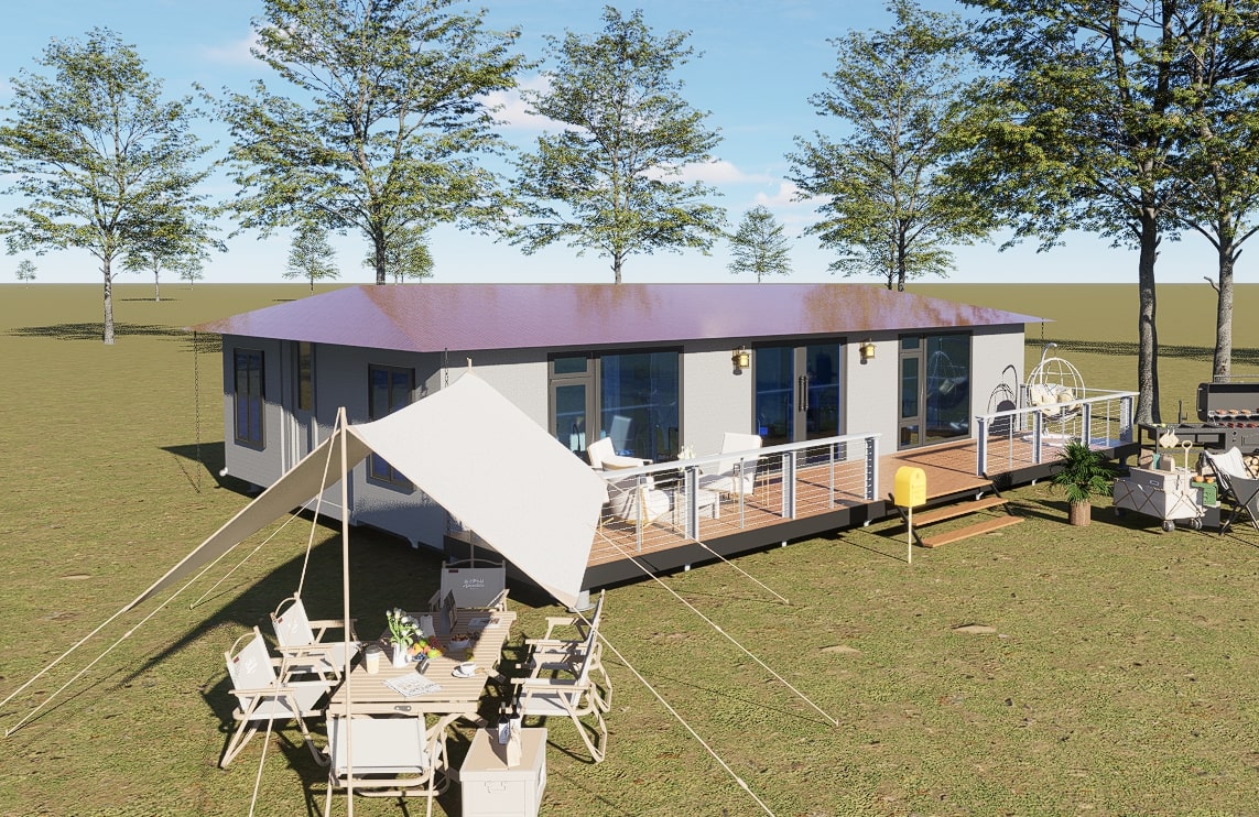 Trio Elite Model Side View with Deck