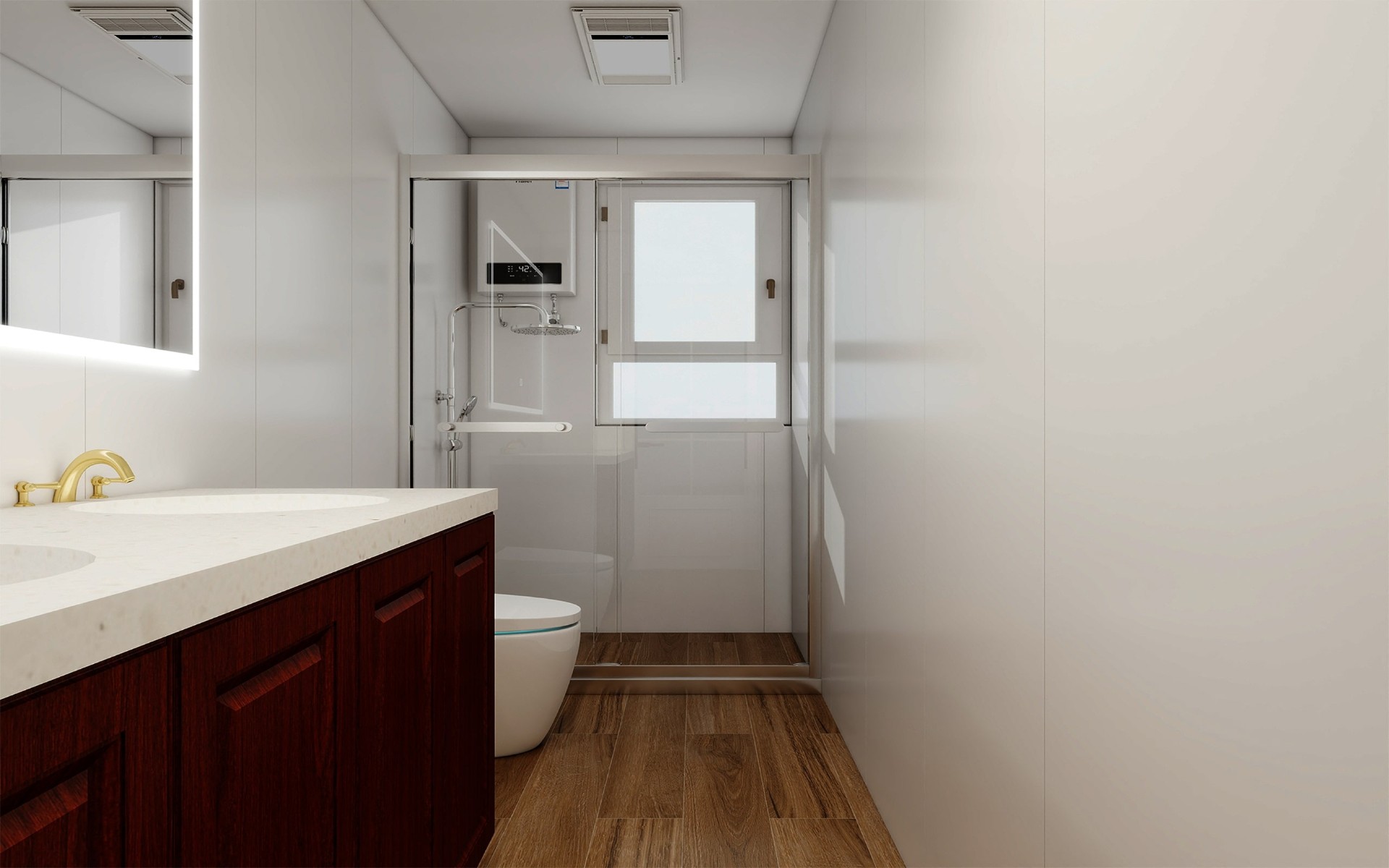 Trio Bathroom with Shower