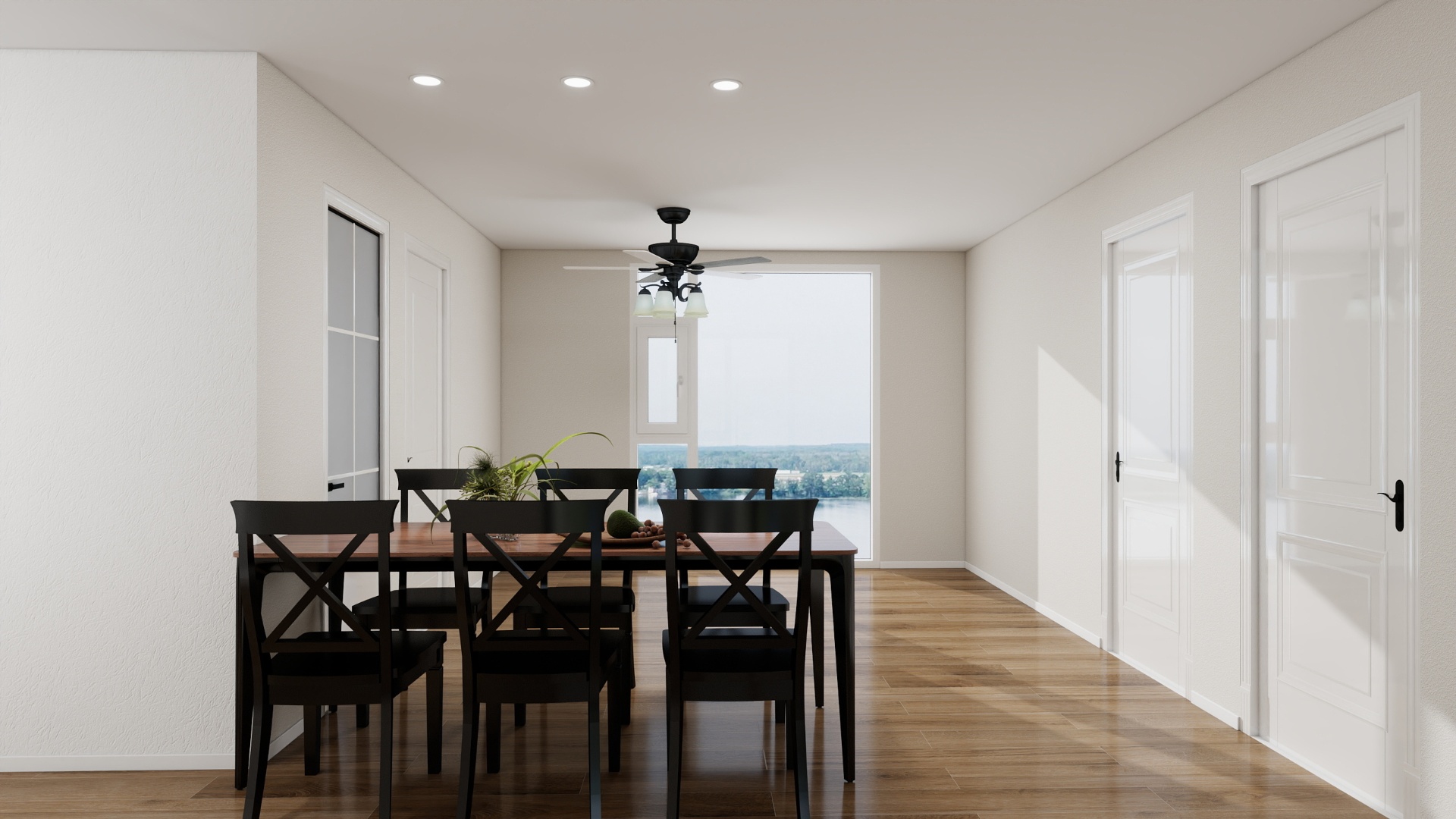 Trio Model Interior Dining Area