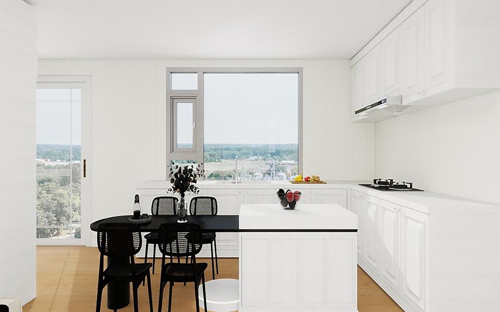 Kitchen and Dining Area