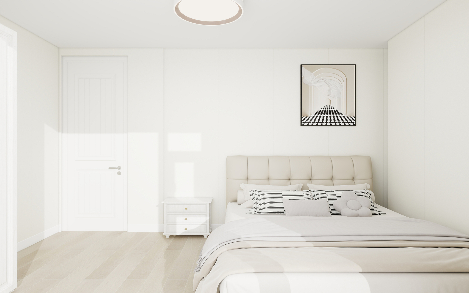 Third Bedroom with Art