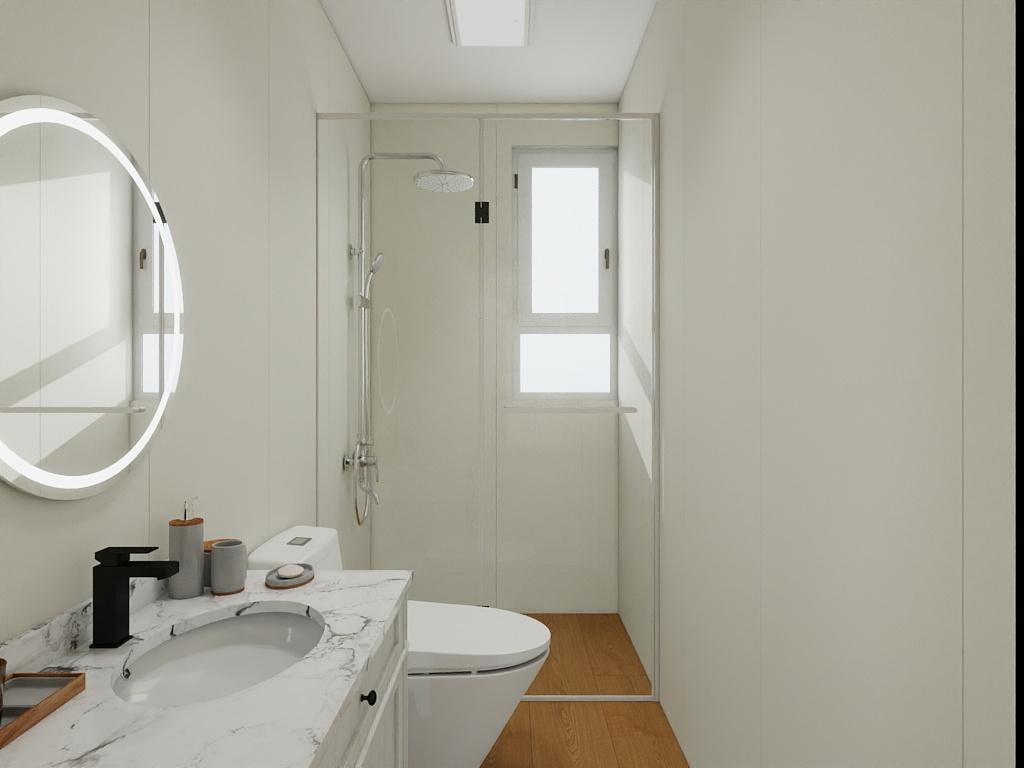 Modern Bathroom with Shower
