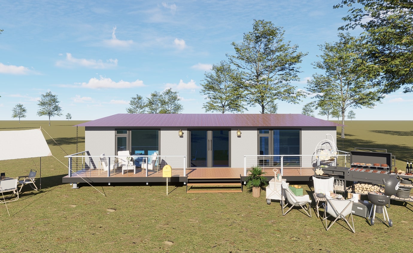 Trio Elite Model Exterior with Deck